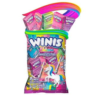 Winis Unicorn Chewy Taffy Pops, photo 2