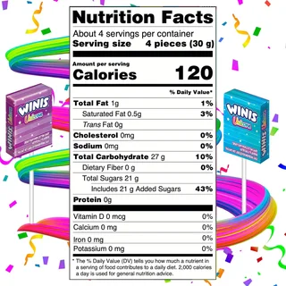 Winis Unicorn Chewy Taffy Pops, photo 4