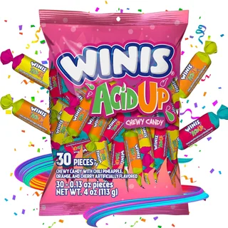 Winis Acid Up Sour & Spicy Chewy Candy, photo 3